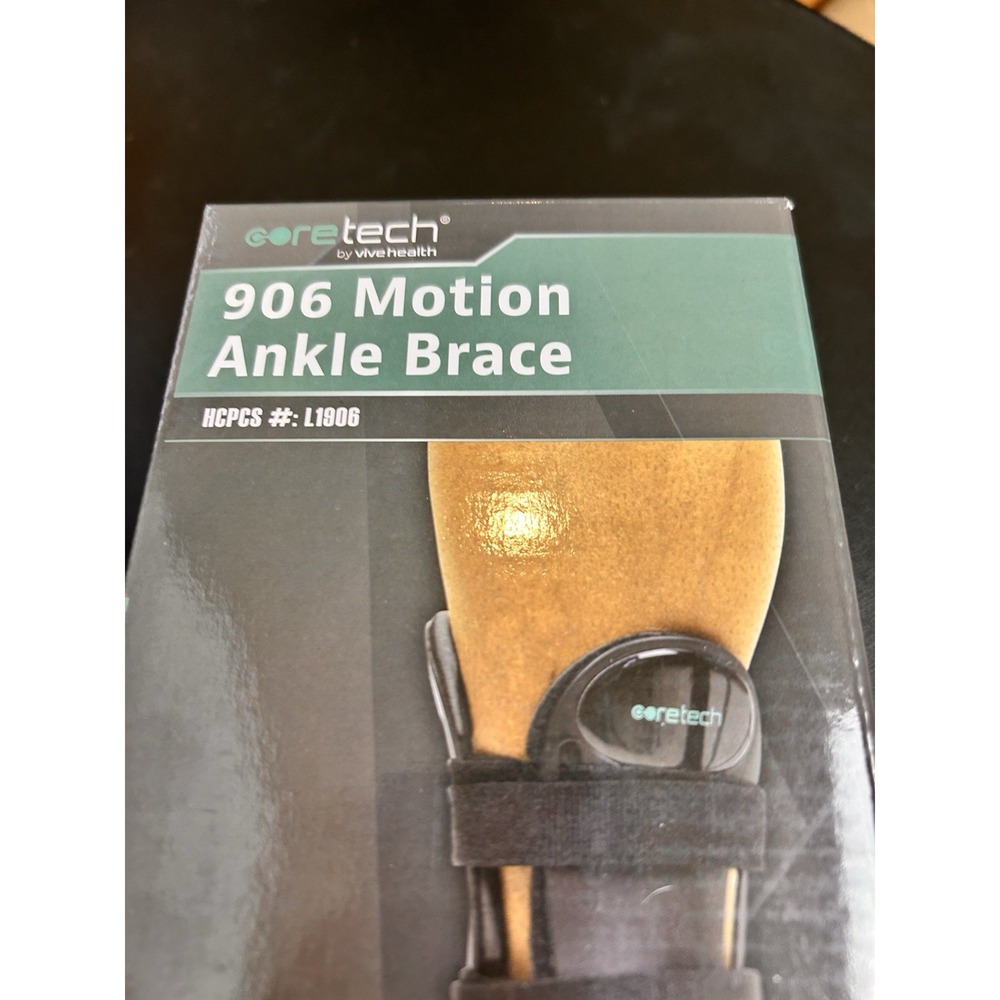 Coretech 906 Motion Ankle Brace by Vive Health - Left  Small - NEW